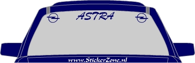 Opel Astra Stickerset