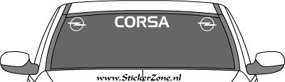 Opel Corsa Stickerset