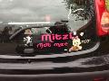 Peugeot 107 met Mitzi sticker