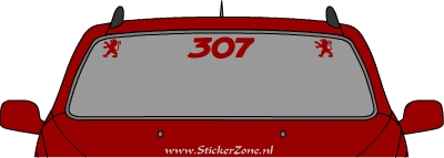 Peugeot 307 Stickerset