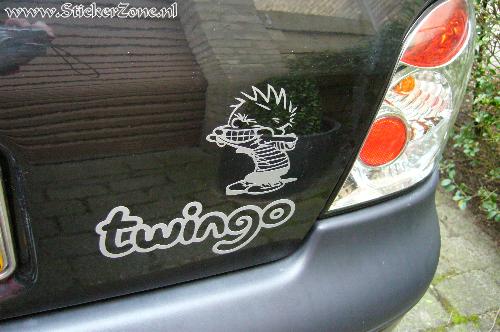 Twingo met BadAss Stickers