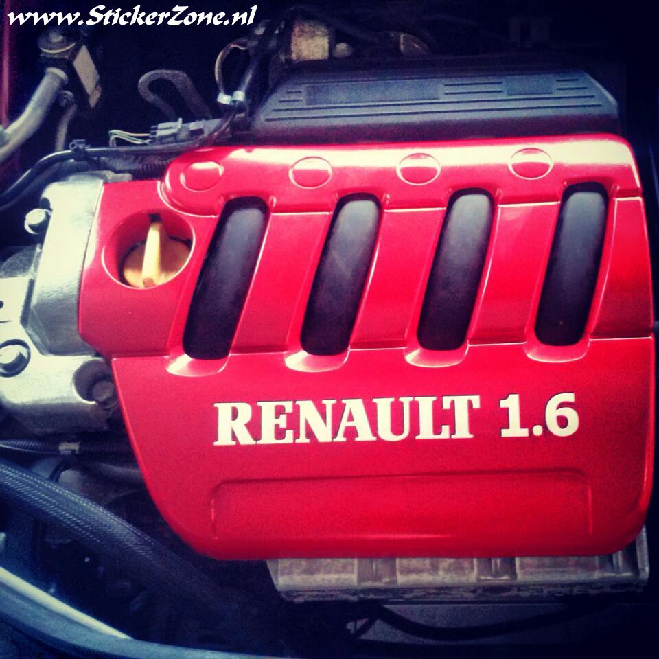 Renault 16v op motorcover