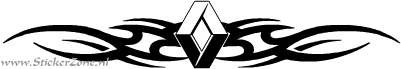 Tribal met Renault logo