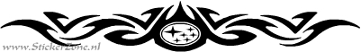 Subaru logo in Tribal verwerkt