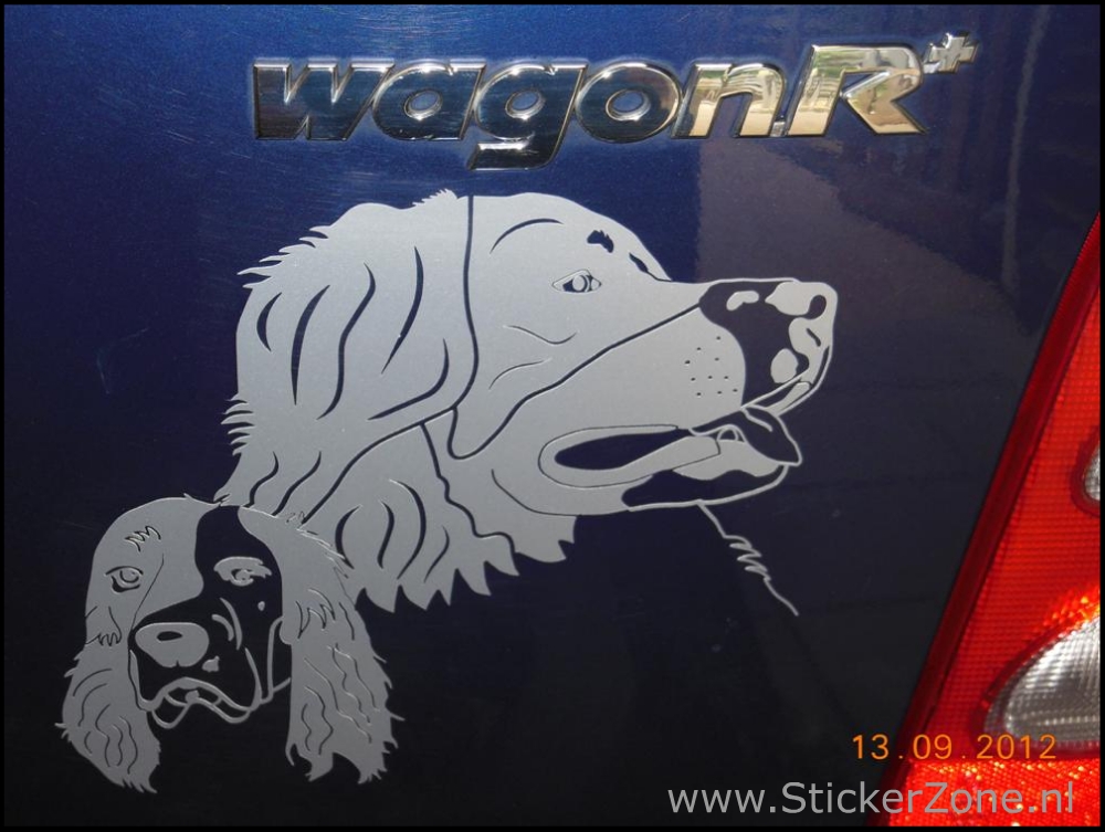 Suzuki Wagon-R met diverse Stickers