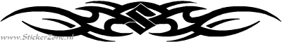 Tribal met Suzuki Logo